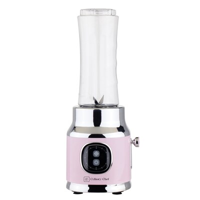 Culinary Chef 20.3-oz. 2-Speed Retro Electric Smoothie Maker, Pink (CCSMM100-B-PINK)