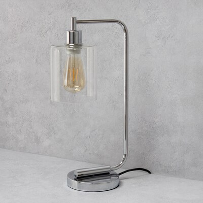 Simple Designs Bronson LED Desk Lamp, 18.8", Chrome, 4/Pack (LD1036-CHR-4PK)