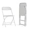 Flash Furniture Hercules™ Plastic Big and Tall Commercial Folding Chair, White, 4/Pack (4LEL3WWH)