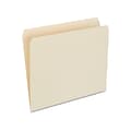 Quill Brand® File Folders, Straight Cut, Letter Size, Manila, 100/Box (740133)