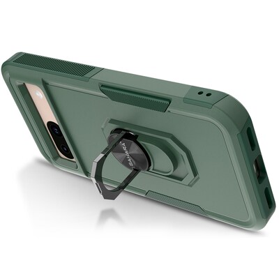 SaharaCase Raider Series Rugged Case for Google Pixel 8a, Shock Absorbing, Cactus Green (CP00573)