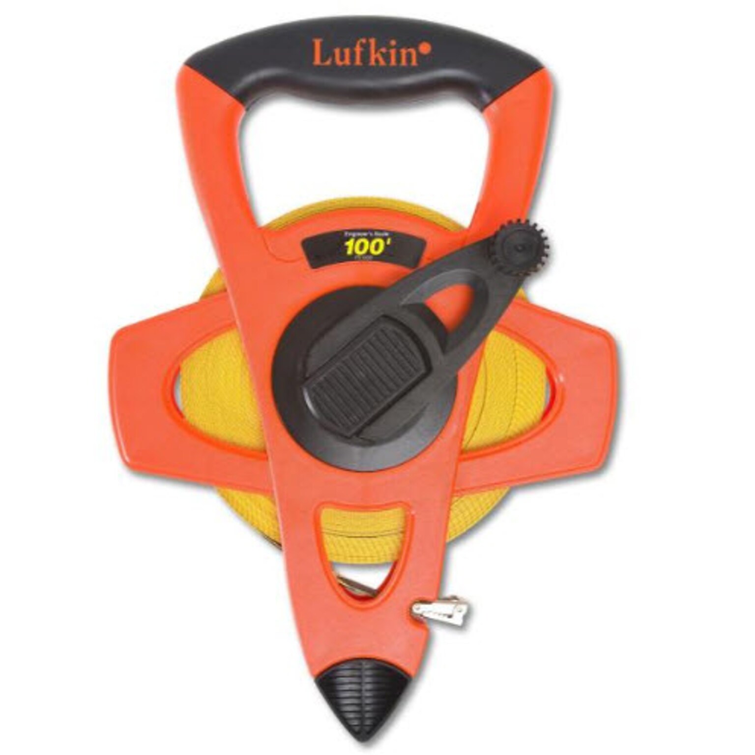 Lufkin® Hi-Viz® Orange Reel Fiberglass Tapes, 100ft Blade