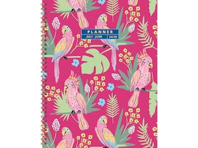 2024-2025 TF Publishing Cali Girl Collection Pretty Parrot 8.5 x 11 Academic Weekly & Monthly Plan