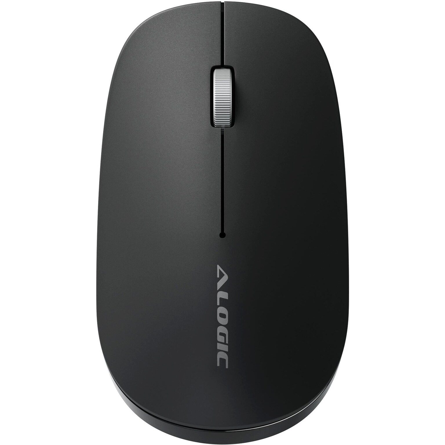 Alogic Echelon Wireless Ergonomic Ambidextrous Optical Mouse, Black (AMBT4KBK)