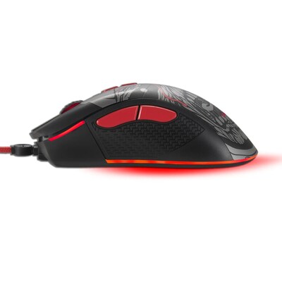 Subsonic IRON MAIDEN® Ergonomic Optical Gaming Mouse, Multicolored (SA5612-IM1)