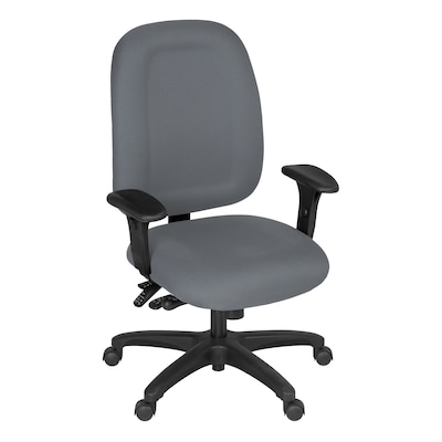 Regency Comfort Series Ergonomic Fabric Swivel Task Chair, Grey (125-GY)
