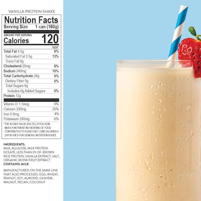 ColdSnap Vanilla Protein Shake Mix, Single Serve Pods, Dairy Free, 12 Pods/Pack, COLDSNAP MACHINE REQUIRED (100619)