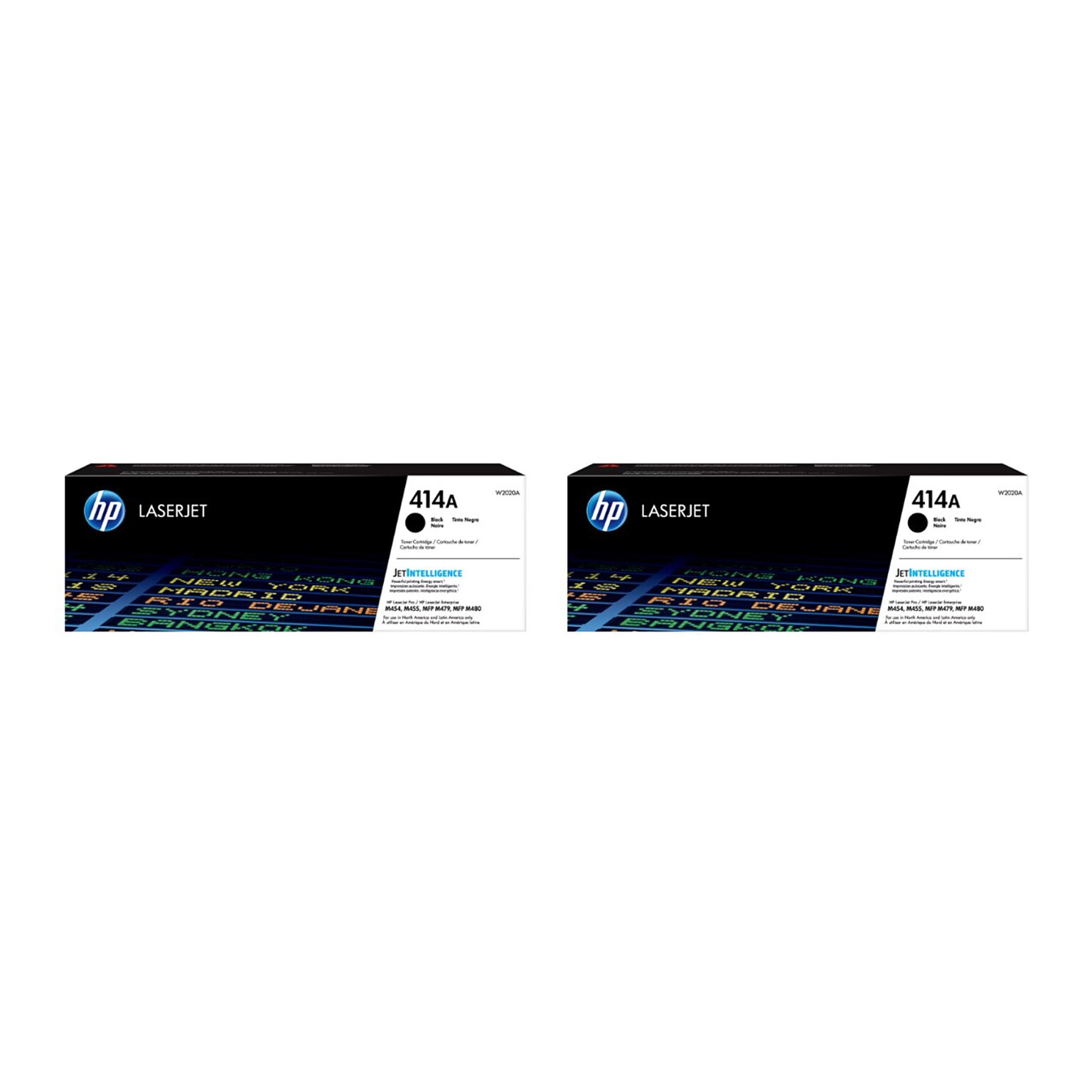 HP Original 414A Black Standard Yield Toner Cartridges (2-Pack)