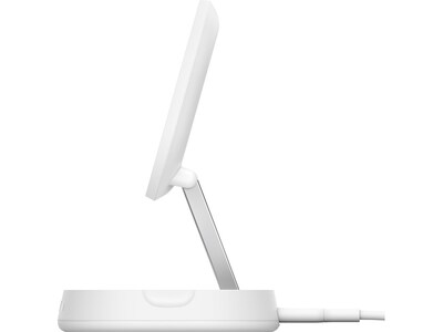 Belkin BoostCharge Pro Magnetic Wireless Charging Stand with Qi2 15W, White (WIA008ttWH)