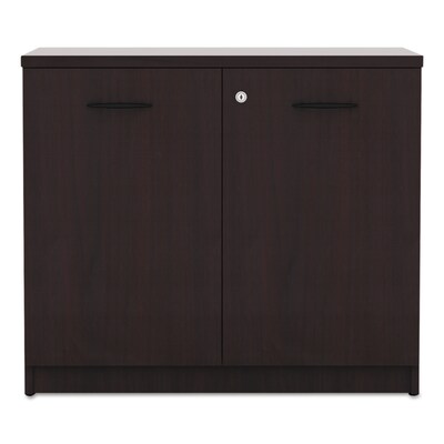 Alera® Valencia Series Executive Suites 1-Drawer Lateral File Cabinet, Mahogany, Legal (VA613622MY)