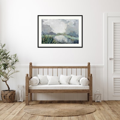 Amanti Art River Passage by Mary Parker Buckley Wood Framed Wall Art Print, 43 x 31 (A42675345399)