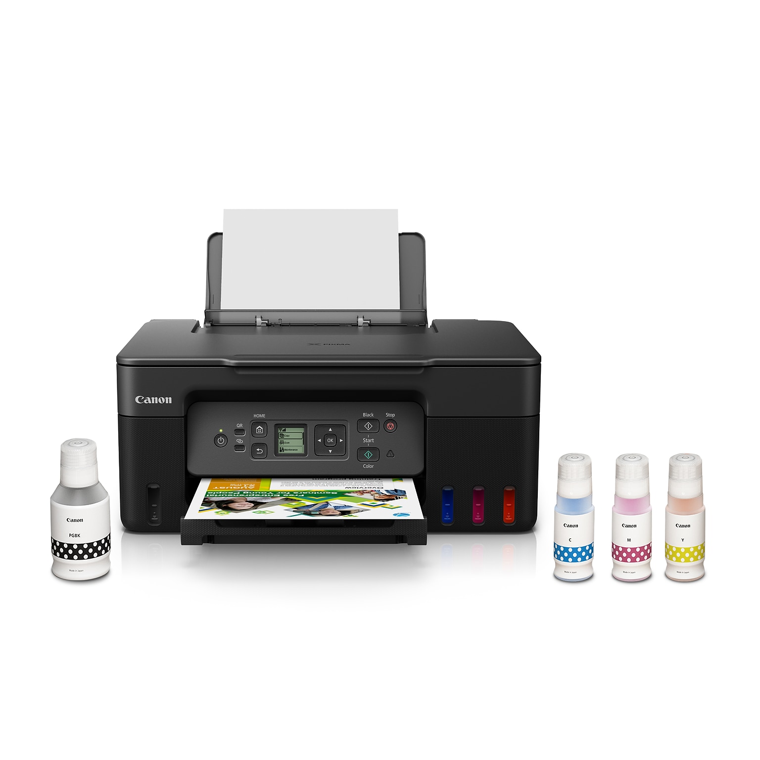 Canon PIXMA G3270 BK MegaTank Wireless All-in-One Inkjet Printer ...