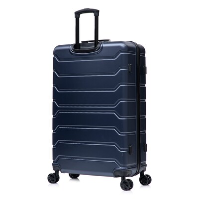InUSA Trend 34.05" Hardside Suitcase, 4-Wheeled Spinner, TSA Checkpoint Friendly, Blue (IUTRE00XL-BLU)