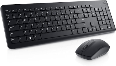 Dell KM3322W Wireless Keyboard and Optical Mouse Combo, Black (KM3322W-R-US)