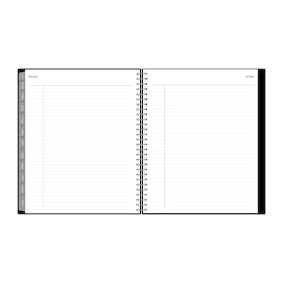2026-2027 Blue Sky Enterprise 8" x 10" Academic Monthly Planner, Plastic Cover, Black (130615-A27)