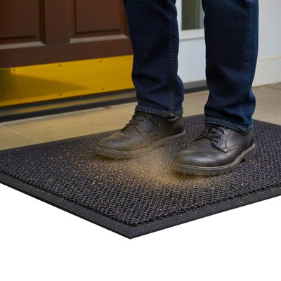 Floortex Doortex Meshmat Indoor Entrance Mat, 32 x 20, Metallic Gray (NREMFLYV0015)
