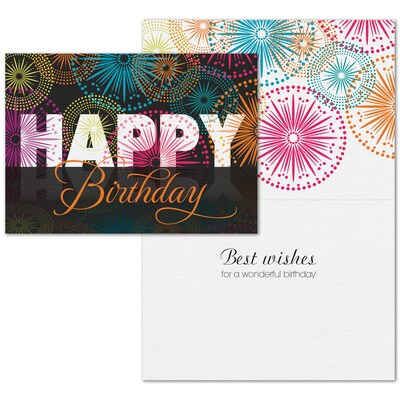 7 7/8" x 5 5/8" Birthday Assortment Cards, with Envelopes