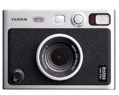 Fujifilm INSTAX MINI EVO Hybrid Instant Camera, Black (16812493) | Quill