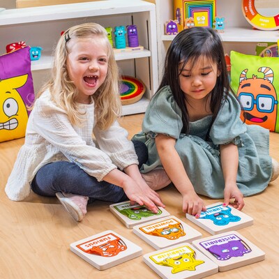 Open the Joy Layers of Emotions Puzzles, Multicolored, 24/Set (OTJLAYPUZPK)