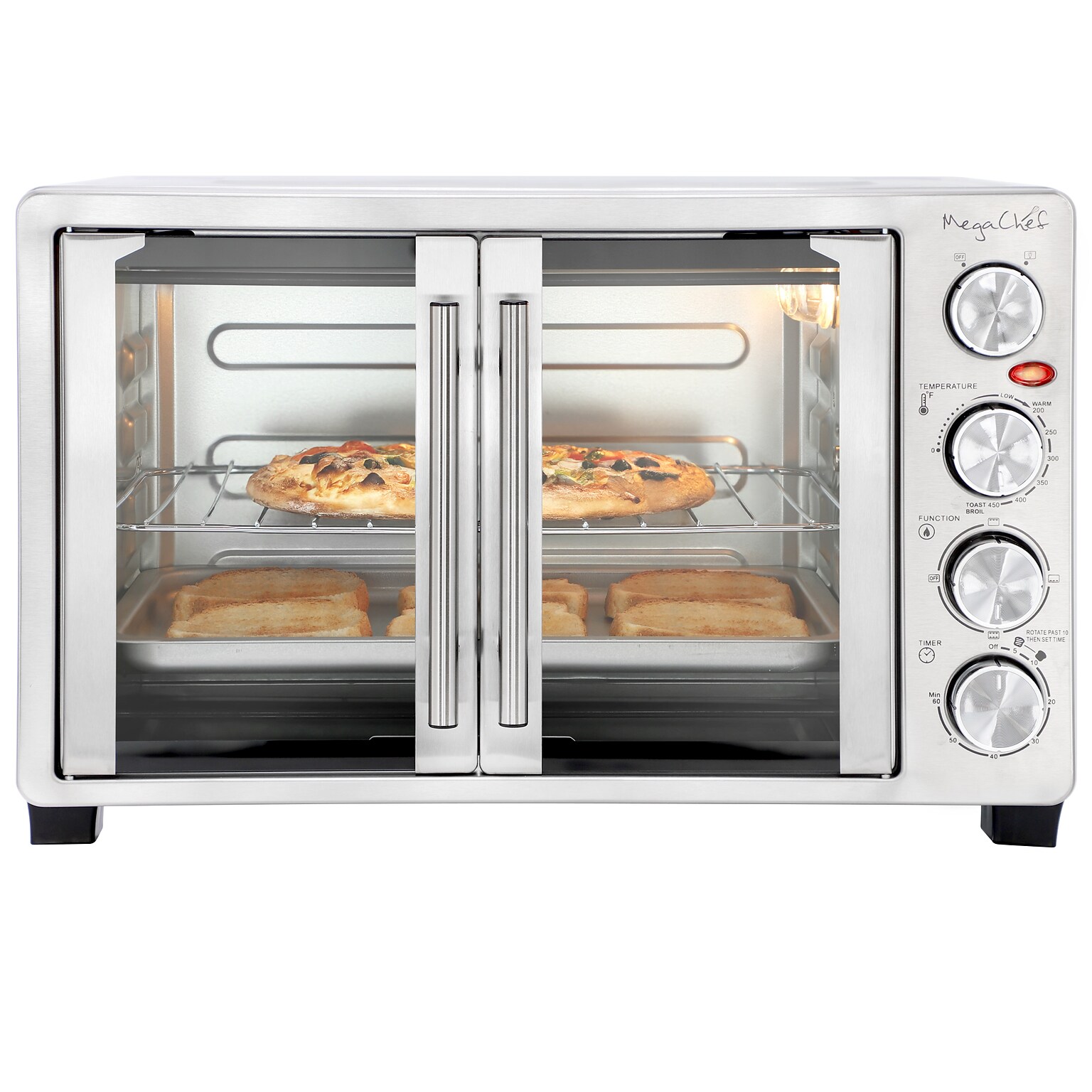 MegaChef 30 L Multi-Function Electric Toaster Oven (938122561M)