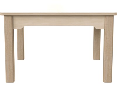 Flash Furniture Bright Beginnings Hercules Square Table, 23.5" x 23.5", Beech (MK-ME088007-GG)