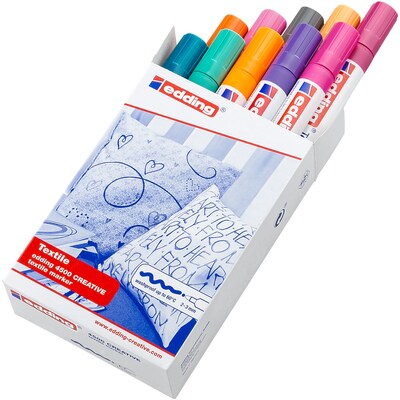 edding 4500 Creative Water-Based Marker, Bullet Tip, 10/Set (EDD44500099)