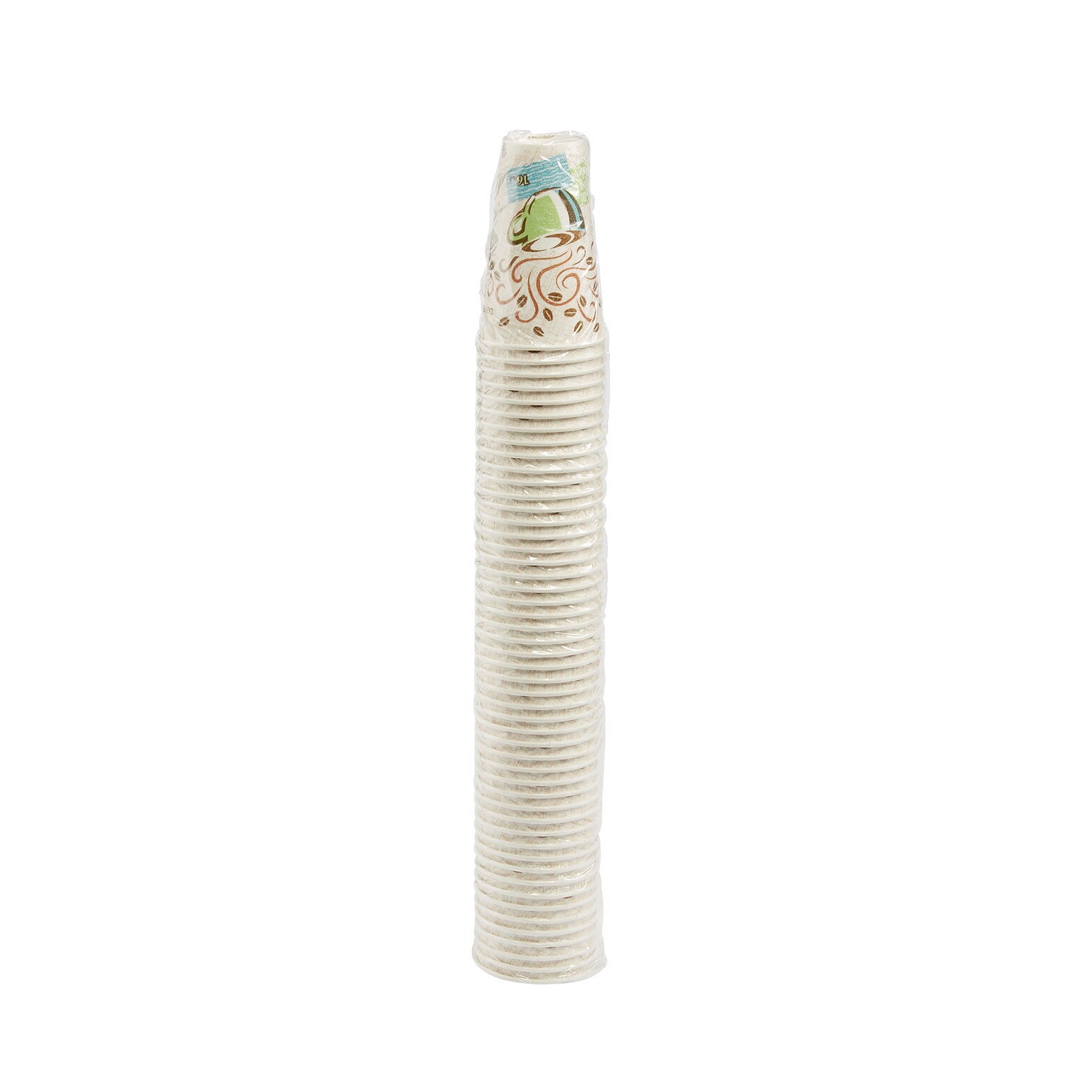 Dixie PerfecTouch Insulated Paper Hot Cups, 16 oz., Coffee Haze, 50/Pack (5356CD)