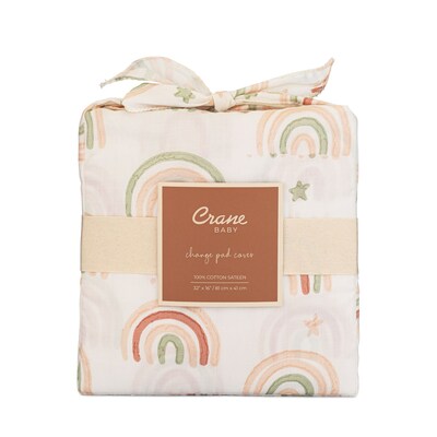 Cane Baby Parker Quilted Change Pad Cover, Rainbow (BC-100CPC-2)