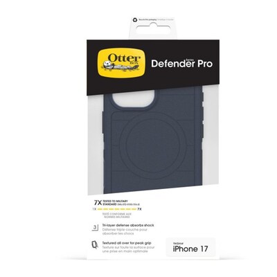 OtterBox Defender Series Pro MagSafe Phone Case for Apple iPhone 17, Shock Absorbing, Blue Sentiment (77-98407)