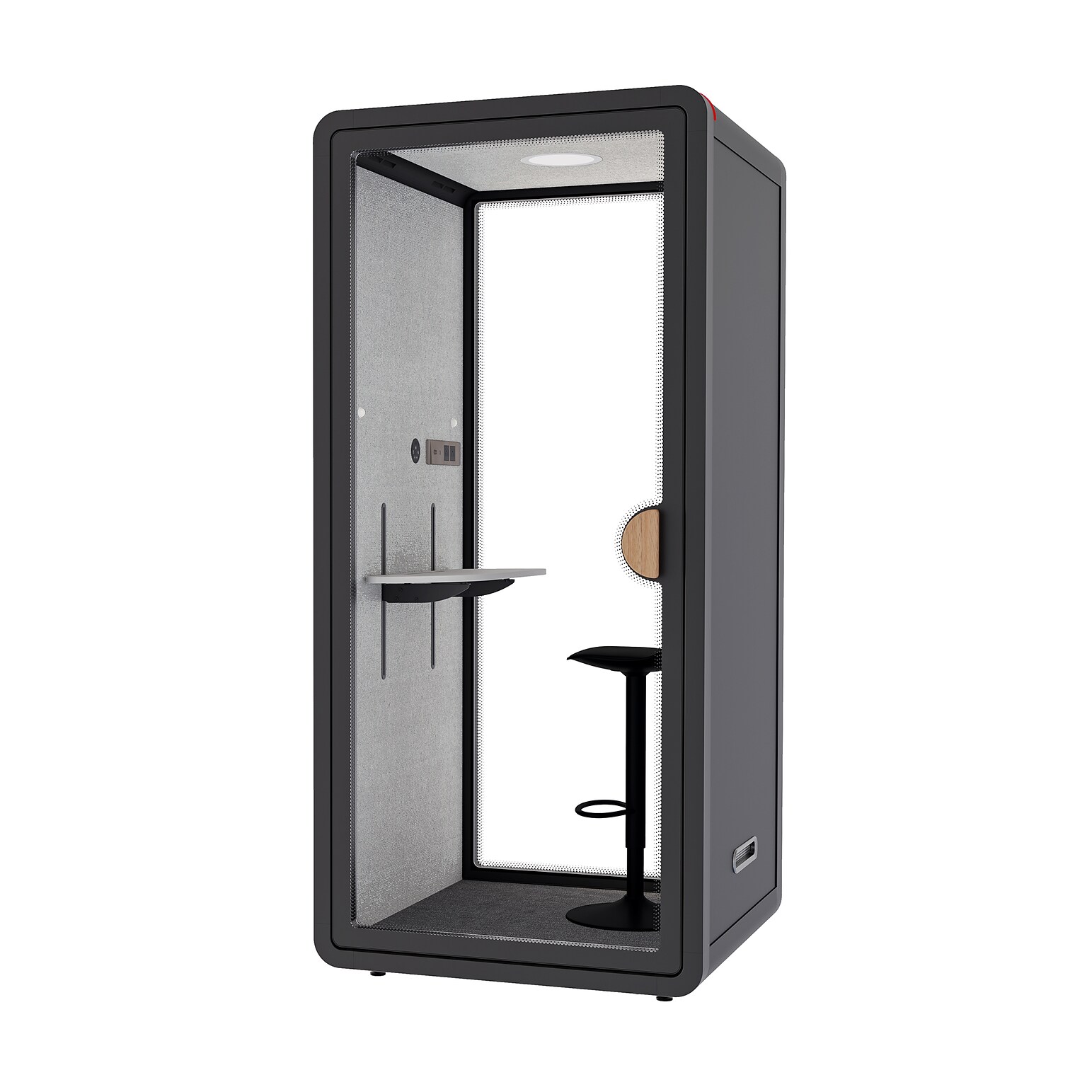 FlexiSpot NeoPod Modular Series 1-Person Privacy Booth, Black (P1FC-3B)