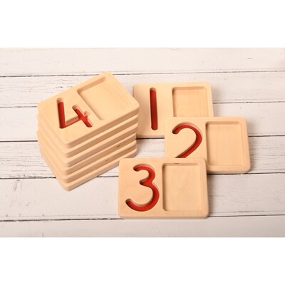 Learn Well Number Trays 1-9, Assorted Colors, 9/Set (YUSE0269)