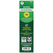 Ticonderoga Laddie Wooden Pencil, #2 Soft Lead, Dozen (X13304X)