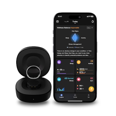 RingConn Gen 2 Ultra-Thin Smart Ring - Size Before You Buy - Size 9, Royal Gold (123030903)