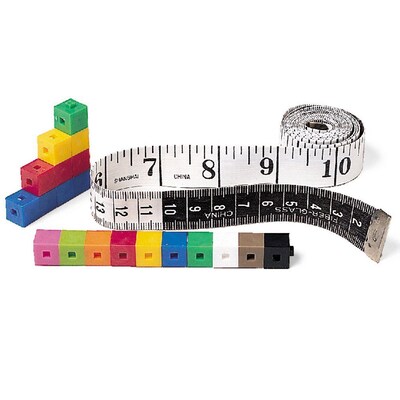 Learning Resources Customary/Metric Tape Measures, Set of 10 (LER0363)