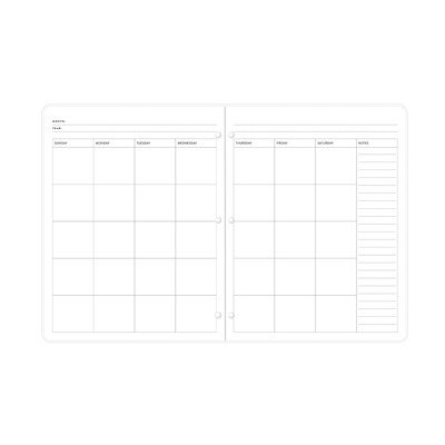 Blue Sky Bespoke Cherries 11" x 8.5"  Perpetual Calendar, Blush (155605)