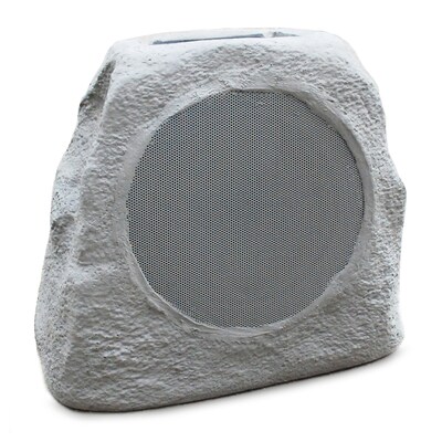 ION Glow Stone Wireless Link Solar Bluetooth Multi-Sync Outdoor Rock Speaker w/LED Lights, Water Resistant (GLOWSTNLINKXUS)