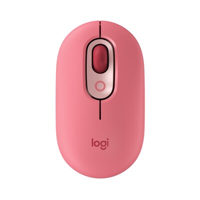 Logitech POP Wireless Ambidextrous Optical Mouse, Heartbreaker (910-006545)