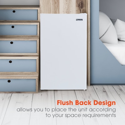 Magic Chef Reversible Door Refrigerator w/Freezer, 4.4 Cu. Ft., White (HMR440WE)