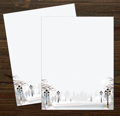Great Papers! Holiday Stationery Letterhead Gingerbread Sugarplum, Multicolor, 50 sheets (2024030)