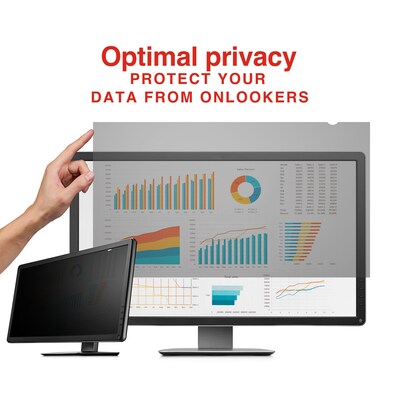 Staples Privacy Filter for 24" Widescreen Monitors (16:9)