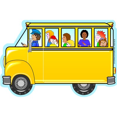 Creative Shapes Bus with Kids Memo Pad, Multicolored, 6/Bundle (SE-89-6)