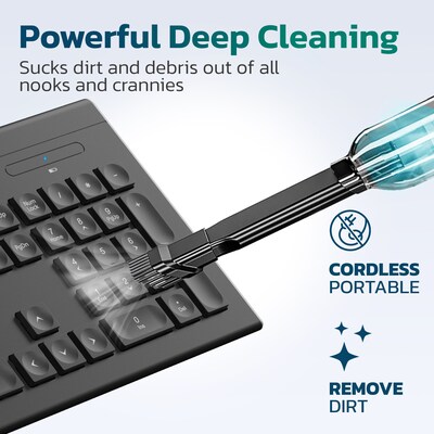 Purely C105 Wireless Vacuum & Air Duster for Keyboard, Desktop, and Computers (PKBVC105)
