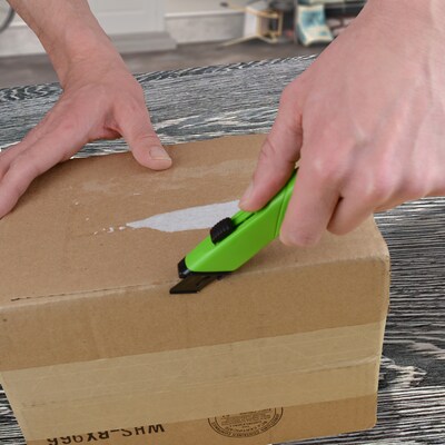 Westcott Ceramic Safety Cutter with Fold Out Film Cutter, Green (00741)