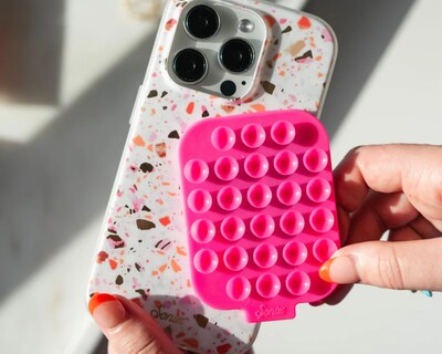 Sonix Sticky Suction MagSafe® Compatible Phone Mount - Light Blue