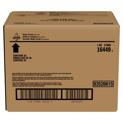 Mr. Clean Professional Magic Eraser Extra Power Scrubbers, White, 30/Pack (16449)