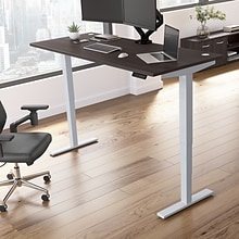 Bush Business Furniture Move 40 Series 28-48 Adjustable Standing Desk, Storm Gray/Cool Gray Meta