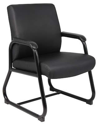 Boss Office Products Padded Guest Chair, Black (B709)