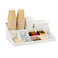 Mind Reader Anchor Collection 11 Compartment Condiment Organizer, White (COMORG-WHT)