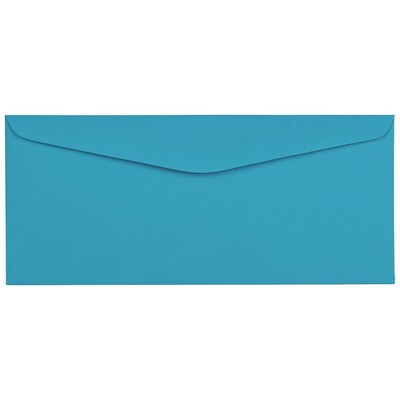 JAM Paper #9 Business Envelope, 3 7/8 x 8 7/8, Blue, 100/Pack (1532897D)