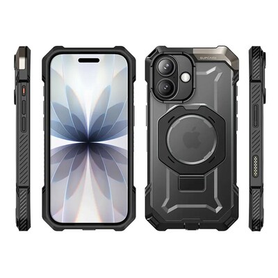 SUPCASE Unicorn Beetle Grip MagSafe Case for iPhone 17, Shock Absorbing, Black (SUP-iPhone2025-UBGrip-Black)